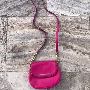 Michael Kors Pink/Gold Cross Body Purse